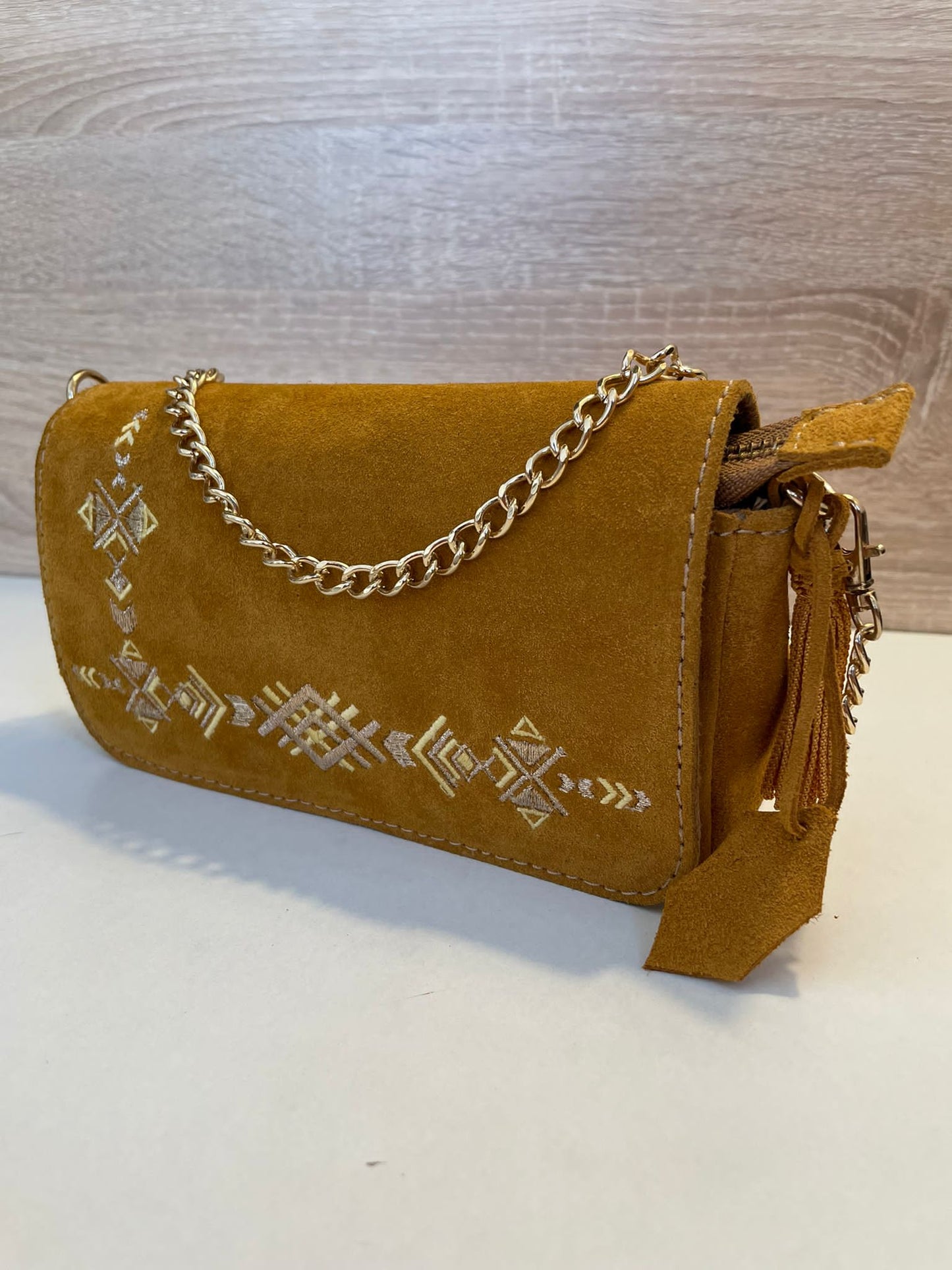 Suede Elle Bag