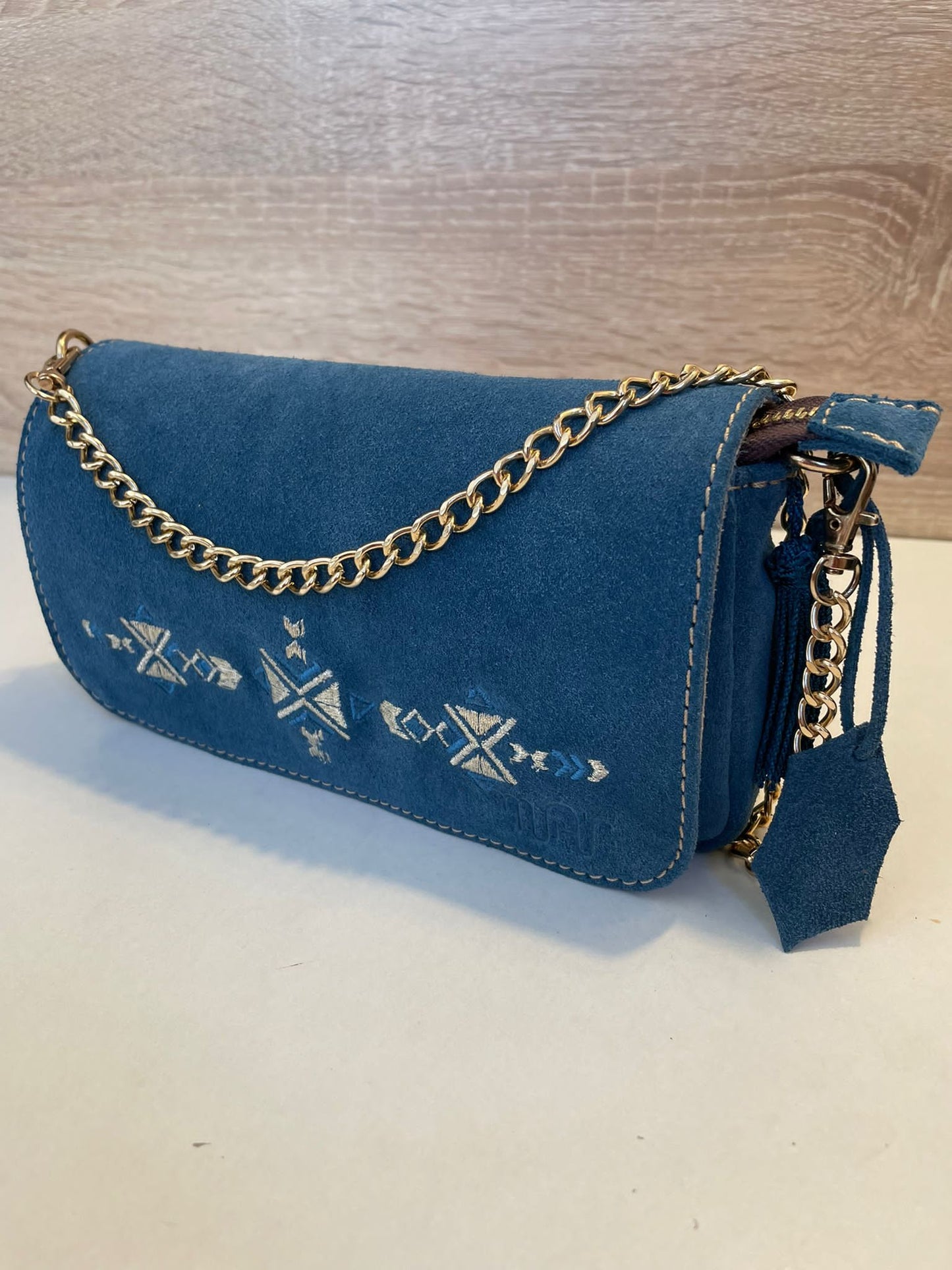 Suede Mosa Bag