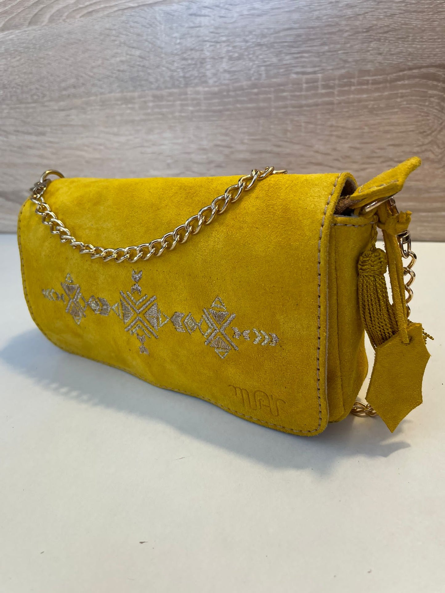 Suede Mosa Bag