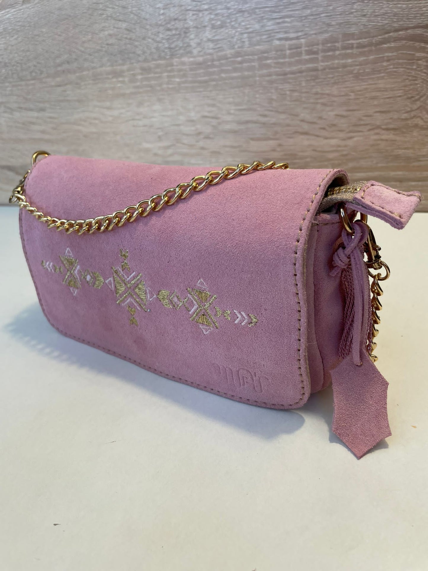 Suede Mosa Bag